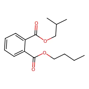 Butyl isobutyl phthalate structure