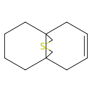 4alpha,8alpha-(Methanothiomethano)naphthalene, 1,2,3,4,5,8-hexahydro- structure