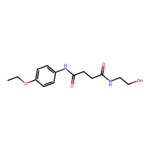 N'-(4-ethoxyphenyl)-N-(2-hydroxyethyl)butanediamide structure