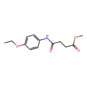 Methyl 4-[(4-ethoxyphenyl)amino]-4-oxobutanoate structure