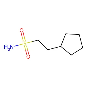 Cyclopentaneethanesulfonamide structure