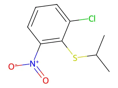 1-Chloro-3-nitro-2-(propan-2-ylsulfanyl)benzene structure
