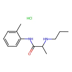 Prilocaine Hydrochloride structure
