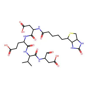 Biotin-DEVD-CHO structure
