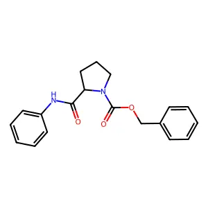 Benzyl 2-(phenylcarbamoyl)pyrrolidine-1-carboxylate structure