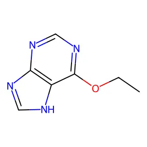 6-乙氧基嘌呤 structure