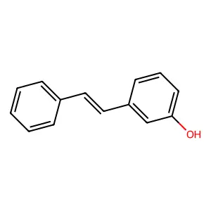3-[(E)-2-phenylvinyl]phenol structure