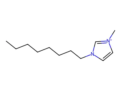 1-Methyl-3-octylimidazolium structure
