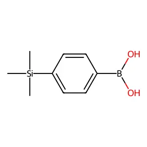 4-(三甲基硅基)苯硼酸 structure