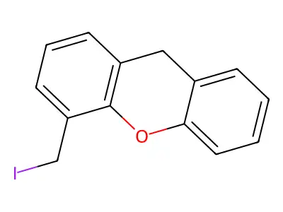 4-(iodomethyl)-9H-xanthene structure