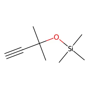 ((1,1-二甲基-2-丙炔基)氧基)三甲基硅烷 structure