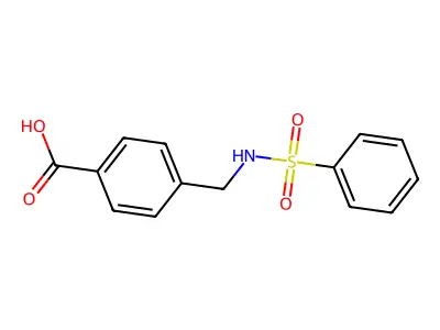 4-(benzenesulfonamidomethyl)benzoic Acid structure