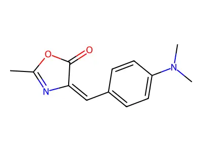 4-[[4-(Dimethylamino)phenyl]methylidene]-2-methyl-1,3-oxazol-5-one structure