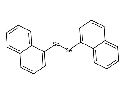 Diselenide, di-1-naphthalenyl structure