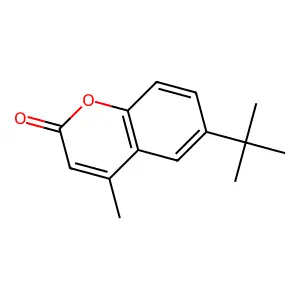 6-tert-Butyl-4-methylcoumarin structure