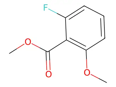 Methyl 2-fluoro-6-methoxybenzoate structure