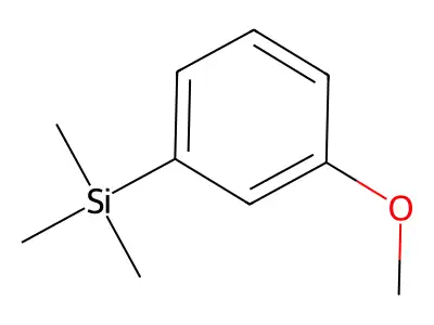 3-(Trimethylsilyl)anisole structure