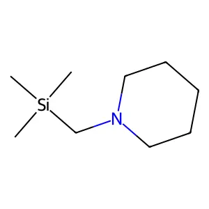 Piperidine, 1-((trimethylsilyl)methyl)- structure