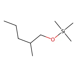 Trimethyl[(2-methylpentyl)oxy]silane structure
