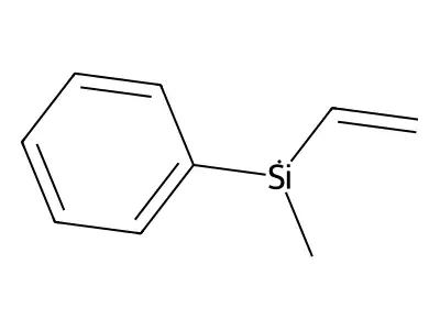 乙烯基甲基苯基硅烷 structure