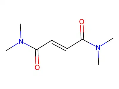 (E)-N,N,N',N'-tetramethylbut-2-enediamide structure