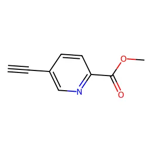 Methyl 5-ethynylpyridine-2-carboxylate structure