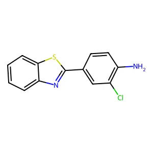 4-(2-Benzothiazolyl)-2-chloro-benzenamine structure