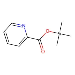 Trimethylsilyl 2-pyridinecarboxylate structure