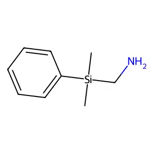 (Aminomethyl)dimethylphenylsilane structure