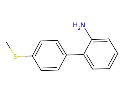 2-[4-(Methylsulfanyl)phenyl]aniline structure