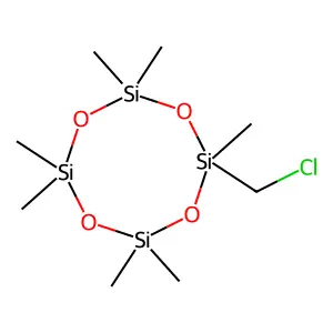 2-(氯甲基)-2,4,4,6,6,8,8-七甲基环四硅氧烷 structure