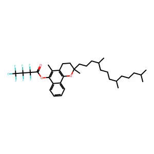 Vitamin k1(20),heptafluorobutyric deriv. structure