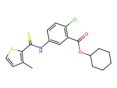 Thiophenecarbothioanilide deriv. structure
