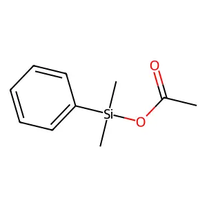 1,1-二甲基-1-苯基硅烷醇-1-乙酸酯 structure