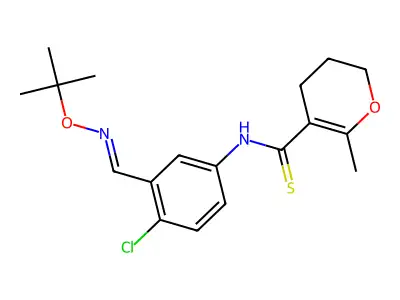 Pyrancarbothioanilide deriv. structure