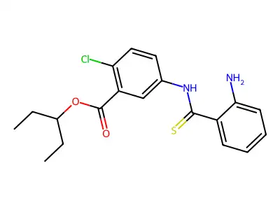 Benzcarbothioanilide deriv. structure