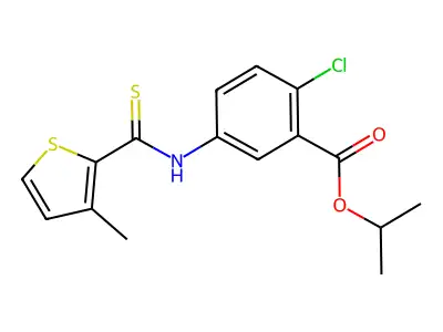Thiophenecarbothioanilide deriv. structure
