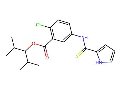 Pyrrolecarbothioanilide deriv. structure