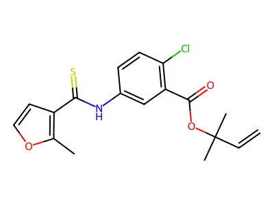 Furancarbothioanilide deriv. structure