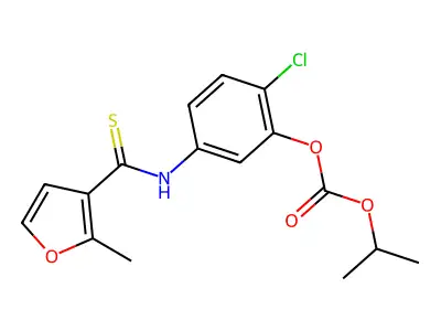 Furancarbothioanilide deriv. structure