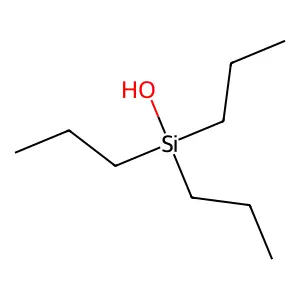Tripropylsilanol structure