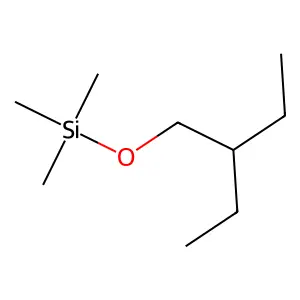 (2-Ethylbutoxy)(trimethyl)silane structure