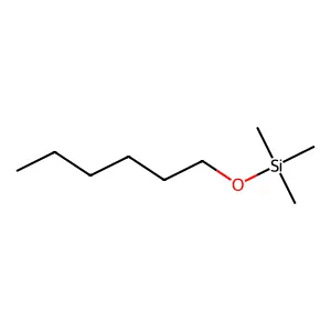 (Hexyloxy)trimethylsilane structure