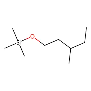 Trimethyl[(3-methylpentyl)oxy]silane structure