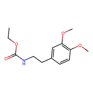 ethyl N-[2-(3,4-dimethoxyphenyl)ethyl]carbamate structure