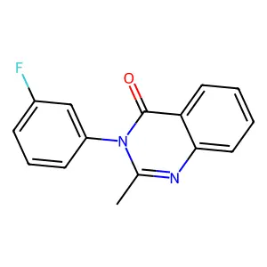 4(3H)-Quinazolinone, 3-(3-fluorophenyl)-2-methyl- structure