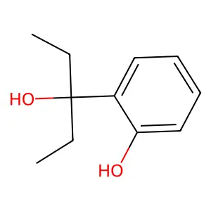 alpha,alpha-Diethyl-2-hydroxybenzenemethanol structure