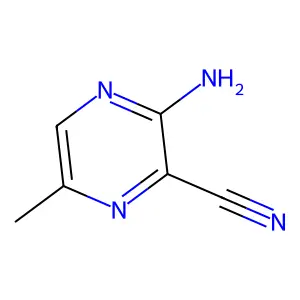 3-Amino-6-methylpyrazine-2-carbonitrile structure