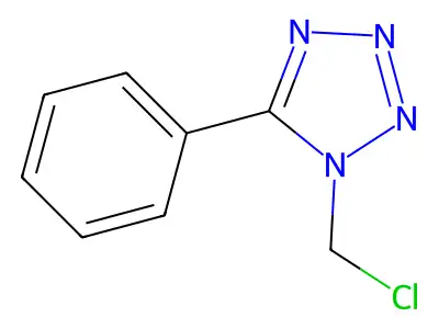 1-(Chloromethyl)-5-phenyltetrazole structure
