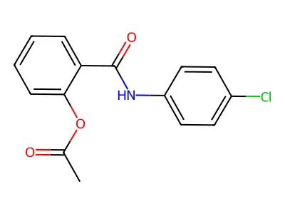 [2-[(4-chlorophenyl)carbamoyl]phenyl] Acetate structure